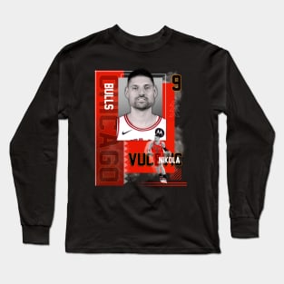 Chicago Bulls Nikola Vucevic 9 Long Sleeve T-Shirt